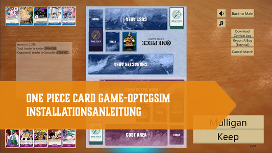 One Piece Card Game-OPTCGSim Installationsanleitung