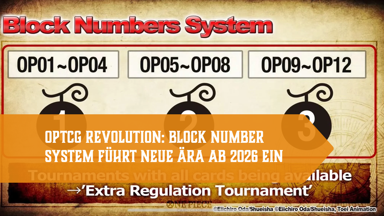 OPTCG Revolution: Block Number System führt neue Ära ab 2026 ein ...