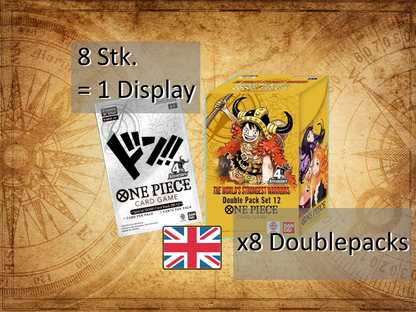 One Piece Card Game - Double Pack [DP-12] * 8 Stk. (1 Display) * ENGLISCH - Store-Seite