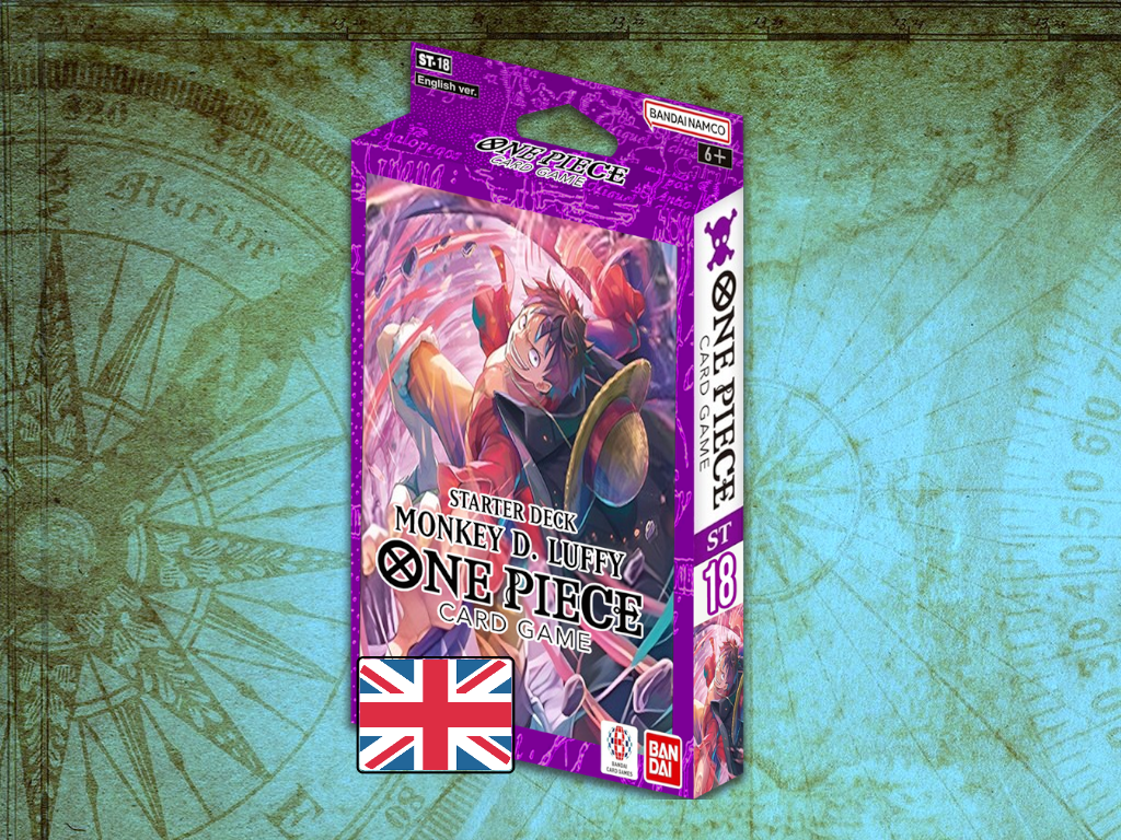 One Piece Card Game - Starter [ST18] PURPLE Monkey.D.Luffy - ENGLISCH