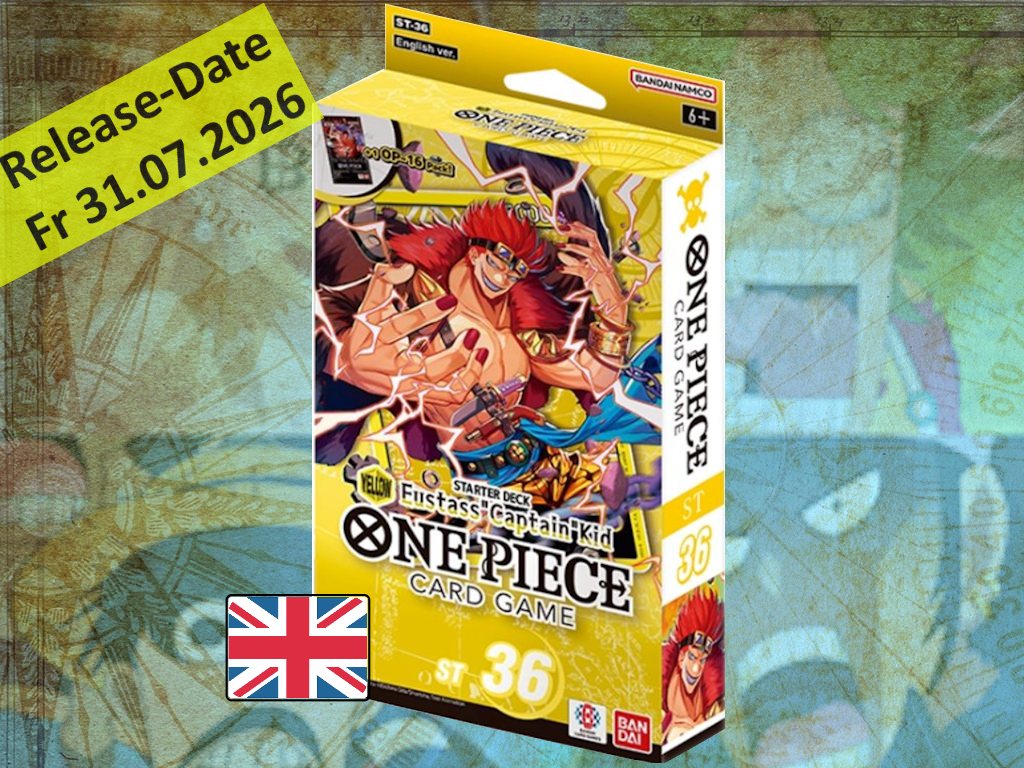 One Piece Card Game - Starter [ST36] Eustass Kid - ENGLISCH